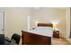 Comfortable bedroom featuring neutral walls, ceiling fan and carpet flooring at 2234 Dion Ave, Charlotte, NC 28212