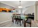 The dining room provides natural light and a view into the kitchen at 2234 Dion Ave, Charlotte, NC 28212