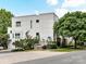 Contemporary home showcasing modern architecture and landscaping, near a street intersection at 314 Viburnum Way Ct, Charlotte, NC 28208