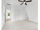 Bedroom boasts carpeted floors and white doors that opens to closet and bathroom at 3916 Hager Dr, Charlotte, NC 28208