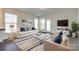 Bright living room with plush seating, area rug, and ample natural light, perfect for relaxation and entertaining at 4051 Whittier Ln, Fort Mill, SC 29708