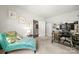 Bright bedroom featuring a work-space, ample shelving, and a stylish chaise lounge at 8316 Waxhaw Hwy, Waxhaw, NC 28173