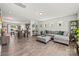 Spacious open-concept floor plan featuring a seamless flow between the living room, dining area, and kitchen at 8316 Waxhaw Hwy, Waxhaw, NC 28173