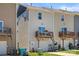 Townhome with a private balcony above the garage, providing an outdoor living space at 8316 Waxhaw Hwy, Waxhaw, NC 28173
