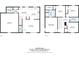 Detailed floor plan showcasing the home's layout and room dimensions at 9612 Old Dowd Rd, Charlotte, NC 28214