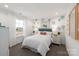 Bright bedroom with white walls and balloon accents at 102 Cartington Way # Haf0042, Mooresville, NC 28115