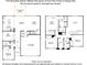 Layout of the house including kitchen, Gathering room, flex room, bedrooms, bathrooms, and garage at 119 Tonbridge Way # Haf0033, Mooresville, NC 28115