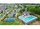 Community amenities include a pool, tennis court, clubhouse, parking, and green space for outdoor enjoyment at 12014 Belmont Mansion Dr, Charlotte, NC 28273