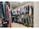 Walk-in closet with abundant hanging storage at 1206 Craig Ave, Lancaster, SC 29720