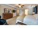Airy main bedroom with a tray ceiling, fan, and furnishings at 1206 Craig Ave, Lancaster, SC 29720