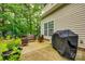 Outdoor patio space featuring seating and a grill, perfect for entertaining at 1206 Craig Ave, Lancaster, SC 29720