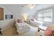 Bright bedroom featuring two twin beds, a ceiling fan, and natural light from the window at 1520 Cureton Dr, Rock Hill, SC 29732