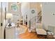 Grand foyer boasts soaring ceilings, hardwood floors, and natural light at 1520 Cureton Dr, Rock Hill, SC 29732