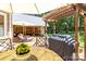 Expansive wooden deck with lounge chairs, a grill, and a dining area, perfect for outdoor entertaining at 1520 Cureton Dr, Rock Hill, SC 29732