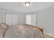 Spacious bedroom featuring neutral walls and large closet, creating a relaxing retreat at 15203 Oldcorn Ln, Charlotte, NC 28262