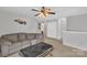 Inviting bonus room with a ceiling fan, and neutral colors to make it an open, relaxing space at 15203 Oldcorn Ln, Charlotte, NC 28262