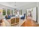 Cozy living room features hardwood floors, comfortable furniture, and natural light at 1801 E 8Th St, Charlotte, NC 28204