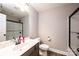 Modern bathroom design with vanity, glass shower, and sleek fixtures at 2045 13Th Ne St # 3, Hickory, NC 28601