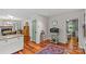 Bright kitchen featuring granite countertops, stainless steel appliances, and stylish decor at 227 Wingrave Dr, Charlotte, NC 28270