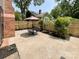 Private backyard featuring a patio and fence, great for entertaining or relaxing outdoors at 2619 Quailrush Rd, Charlotte, NC 28226