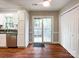 Bright kitchen area with sliding glass doors and modern cabinetry at 2619 Quailrush Rd, Charlotte, NC 28226