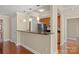 Kitchen featuring granite countertops and stainless steel appliances with an eat-in bar at 300 W 5Th St # 812, Charlotte, NC 28202