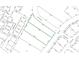 A survey or lot map showing property boundary lines and dimensions for real estate purposes at 3055 16Th Ne St, Hickory, NC 28601