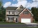 Charming two-story home featuring a brick and siding facade with a two-car garage and well-manicured lawn at 4247 Skyboat Cir, Fort Mill, SC 29715