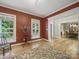 Inviting entry room with hardwood floors, bright windows and lovely decor at 550 Burrage Ne Rd, Concord, NC 28025
