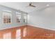 Large bedroom with hardwood floors, featuring lots of natural light at 6309 Margaret Ct, Indian Trail, NC 28079