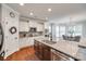 Spacious kitchen with granite countertops, stainless steel appliances, and a breakfast nook at 645 Brookhaven Dr, Fort Mill, SC 29708