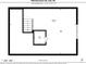 Unfinished basement layout showing stairwell, unfinished area, and utility closet at 7660 Bud Davis Rd, Vale, NC 28168