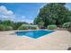 Backyard pool with concrete surround offering a great place to relax and enjoy the outdoors at 7660 Bud Davis Rd, Vale, NC 28168