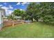 Home's back deck leading to a large backyard with an above ground pool at 842 Cherry S Rd, Rock Hill, SC 29732
