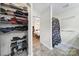 Bathroom and closet featuring neutral floors and a shower with curtain at 842 Cherry S Rd, Rock Hill, SC 29732