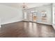 Spacious living room with hardwood floors, bright windows, and modern lighting at 871 Academy St, Charlotte, NC 28205