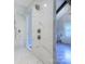 Bright bathroom showcasing a walk-in shower, stylish fixtures, and a standalone tub at 9426 Greyson Ridge Dr, Charlotte, NC 28277