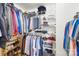 Walk-in closet with adjustable wire shelving and organization system, ensuring optimal storage capacity at 10908 Delsing Ct, Charlotte, NC 28214