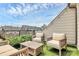 Rooftop deck with outdoor seating and city views at 11043 Stetler St, Charlotte, NC 28204