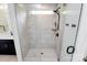 Walk-in shower featuring sleek fixtures and tile, providing a spa-like experience at 11043 Stetler St, Charlotte, NC 28204