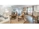 Open layout showing the living area, dining space, and access to the kitchen creating an inviting atmosphere at 1121 S Wendover Rd, Charlotte, NC 28211