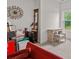 Bedroom featuring a window view of nature, accented by a decorative wall piece at 1155 Rudder Cir, Salisbury, NC 28146