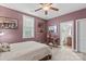Cozy bedroom with soft lighting, a comfortable bed, and serene decor creating a relaxing atmosphere at 1155 Rudder Cir, Salisbury, NC 28146