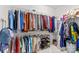 Organized walk-in closet featuring ample hanging space and shelving for efficient storage of clothing and accessories at 1155 Rudder Cir, Salisbury, NC 28146