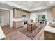 Kitchen featuring wood cabinets, stainless steel appliances and eat-in area at 120 Pinewood Ln, Rock Hill, SC 29730