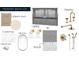 Primary bathroom design selections and fixtures at 1200 Andover Rd, Charlotte, NC 28211