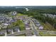 An aerial view of the property and the Catawba River in the background at 1230 Therns Ferry Dr, Fort Mill, SC 29708