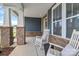 Charming front porch with rocking chairs and brick accents, perfect for enjoying outdoor living at 1230 Therns Ferry Dr, Fort Mill, SC 29708