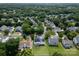 Residential neighborhood with lush green trees, well-maintained lawns, and diverse housing styles at 12303 Shadow Ridge Ln, Charlotte, NC 28273