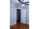 Inviting bedroom with hardwood floors and a ceiling fan for added comfort at 1250 Hampton Grace Ave, Lancaster, SC 29720